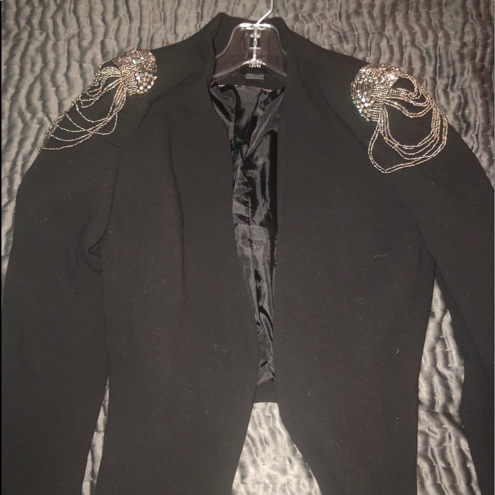 Stylish black fancy blazer